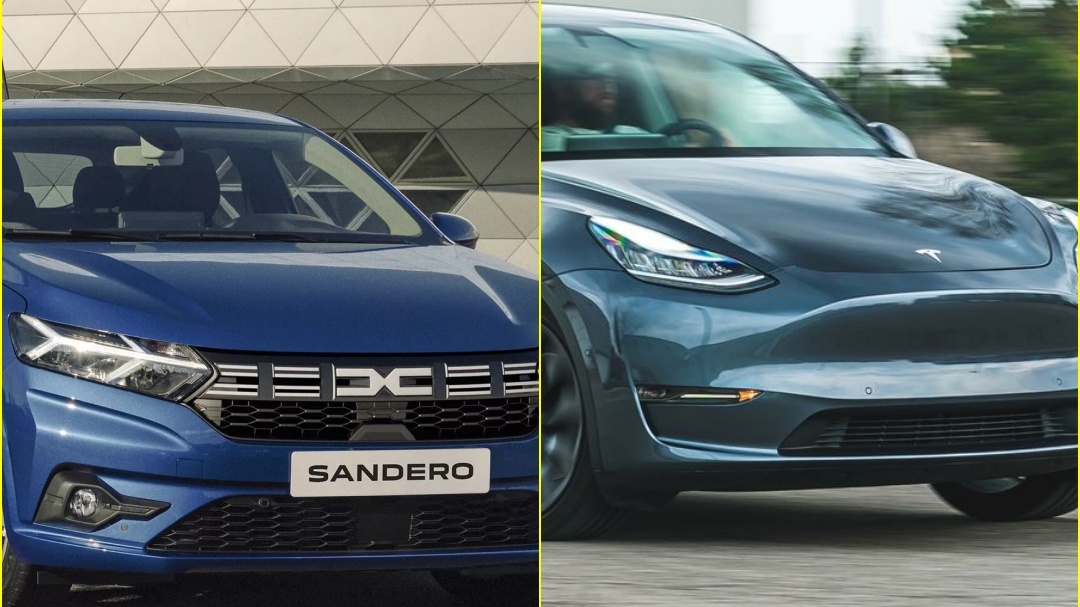 Cum poate distruge Dacia Sandero faimoasa Tesla Y. Rezultatul îl vom afla abia la începutul lui 2024