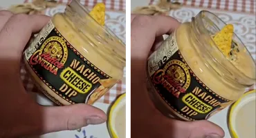 Geo a cumpărat un borcan cu sos de brânză de la Profi. Când l-a deschis acasă, să cadă din picioare!
