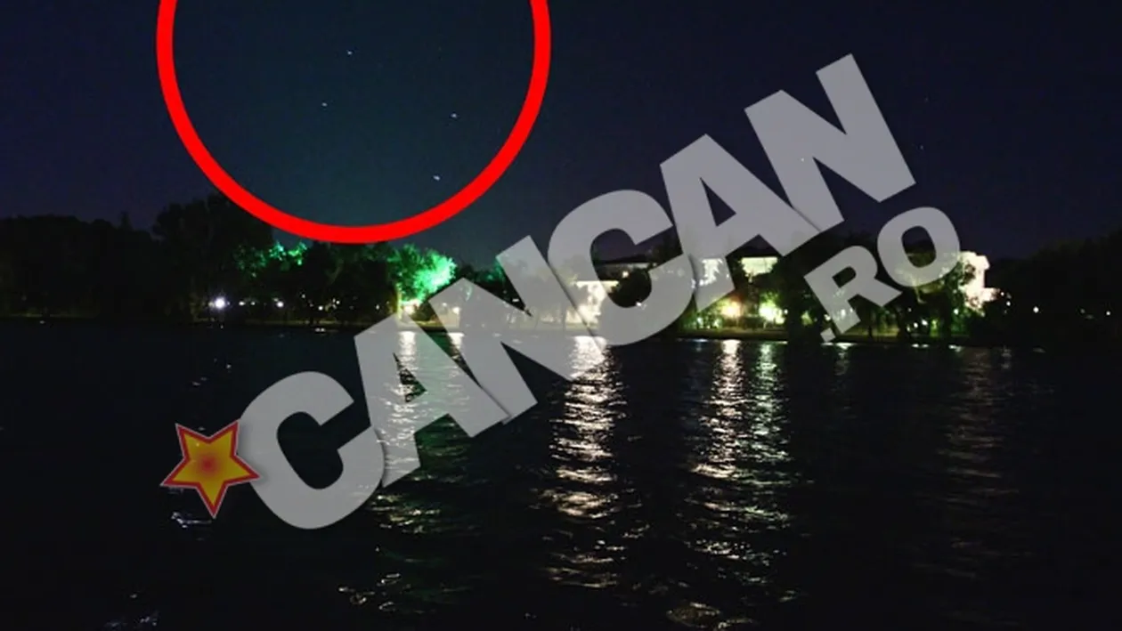 Semn de bun augur pentru miri! Carul Mare era deasupra Palatului Snagov cand a inceput petrecerea !