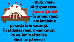 Cel mai tare banc cu Bulă | "M-am culcat cu soția ta în vacanță!"