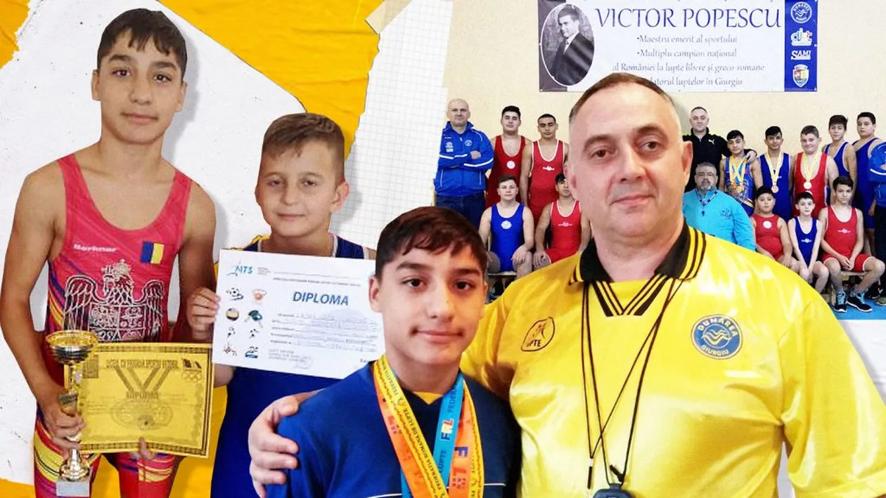 El e micul luptător de aur din Giurgiu care “vânează” o medalie olimpică