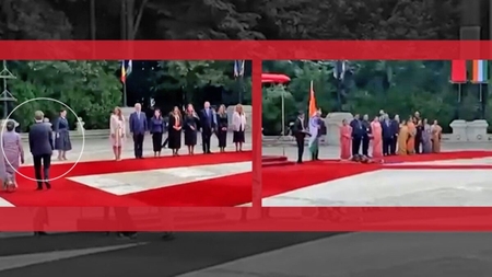 Incident la Cotroceni. Un militar a leșinat în timpul ceremoniei de primire a președintelui Indiei