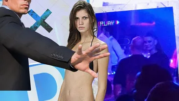 Bodyguarzii din NUBA au coborât-o de pe masă pe fosta premiantă de la ”Next Top Model”!