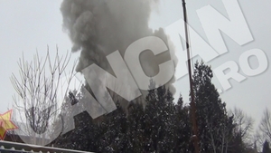 Incendiu puternic in Baneasa. Exista risc de explozie in apropiere de DN1