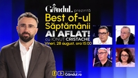 Gândul prezintă Best Of Ai aflat! Cu Ionuț Cristache – vineri, 28 august, de la ora 15.00