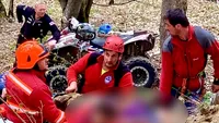 Imagini șocante! O fată de 28 de ani a fost strivită de un ATV, în timpul unei concurs organizat la Cluj, chiar sub ochii soțului ei!