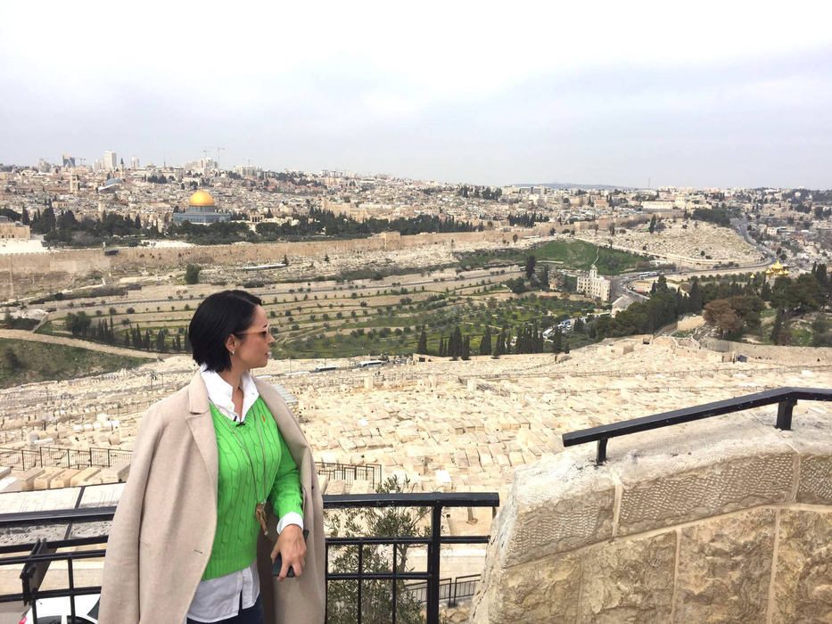 Andreea Marin a fost în vacanţă în Israel.