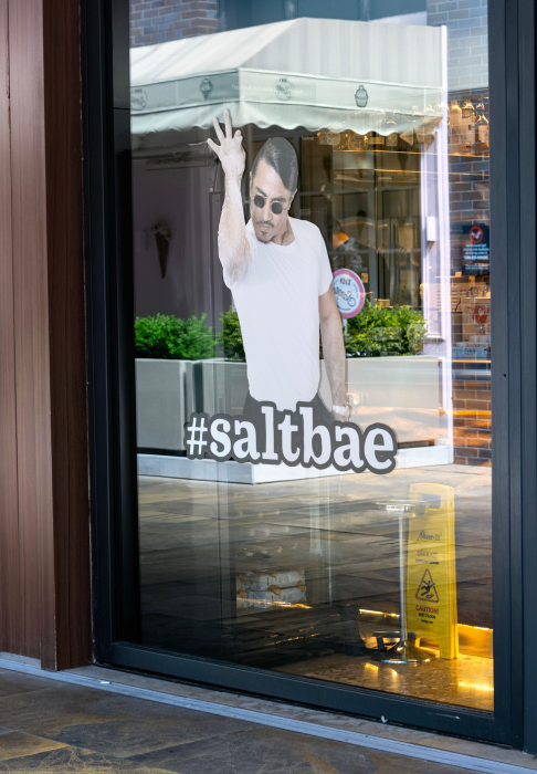 Saltbae Burger Restaurant, Galataport, Istanbul. Foto Profimedia