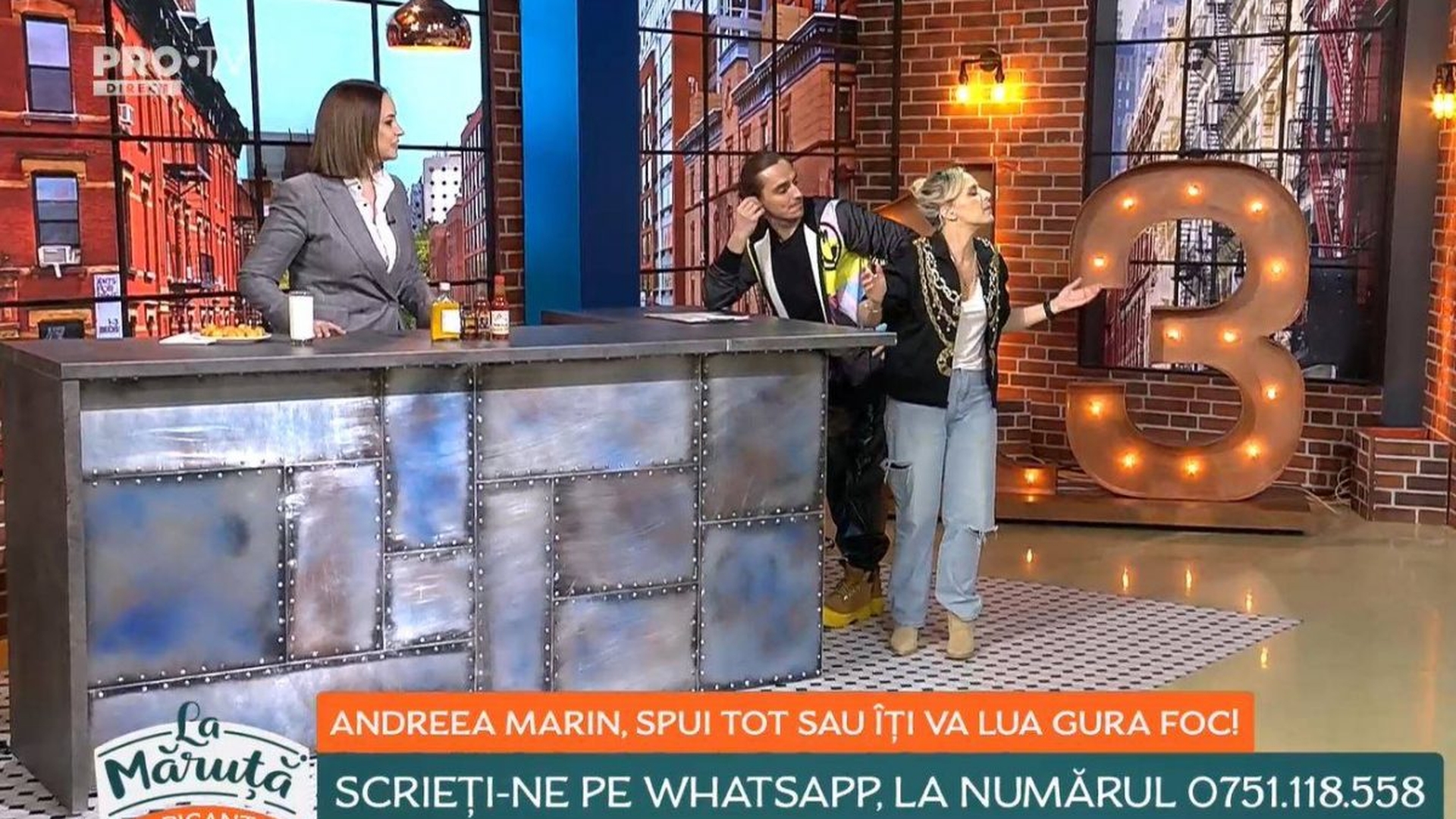 Ce răspuns a dat Andreea Marin când a fost întrebată de Măruță pe cine ar arunca din barcă, la rechini: Mihaela Rădulescu sau Lavinia Pîrva?