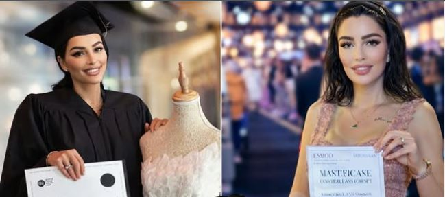 Vedeta a absolvit un Institut de modă din Dubai