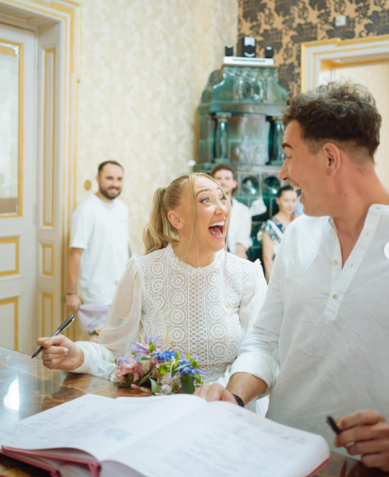 Ilona Brezoianu și Lucian Alexandru, soțul ei / Foto: Instagram
