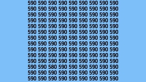 TEST IQ | Identificați numărul 580 din această imagine! Geniile reușesc în 5 secunde