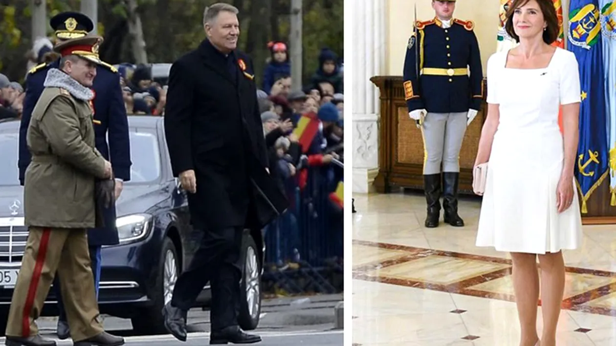 Klaus Iohannis a venit fără soția lui la parada militară din București. Gestul făcut de Carmen Iohannis pe Facebook înainte de Ziua Națională a României