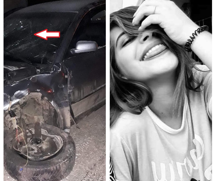 Înfiorător! Cum arată după accident mașina în care se afla Raluca Noacă. Mesaje sfâșietoare transmise de apropiații copilei