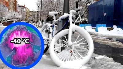 Meteorologii, în alertă: -40 grade Celsius. Ciclonul polar amenință România