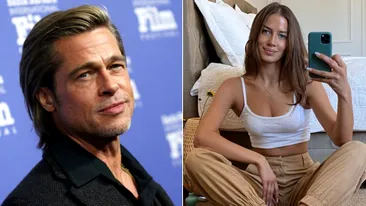 O nouă bombă în showbiz-ul internațional! Noua iubită a lui Brad Pitt este căsătorită cu un bărbat, în vârstă de 68 de ani