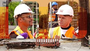Codin Maticiuc, alături de actorul premiat la Oscar! Cuba Gooding Jr., pe șantierul clinicii de 16 milioane de euro din Capitală