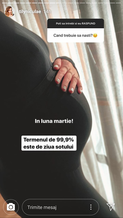 Însărcinată în 6 luni, Tily Niculae a pozat topless. Actrița a mărturisit ziua exactă în care va naște