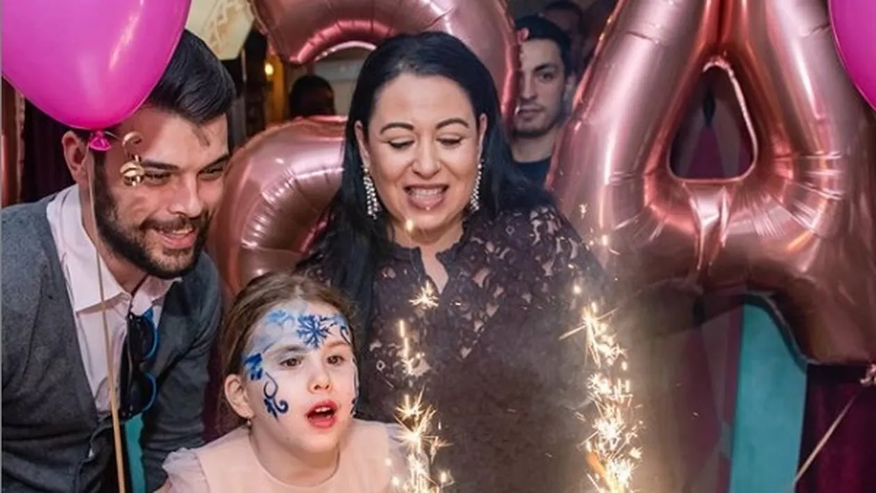 Oana Roman si Marius Elisei s-au “incins” la ziua fetitei lor. Declaratia sotului care a deranjat-o pe vedeta