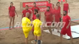 VIDEO / EXATLON. Imagini nedifuzate la tv, de la bătaia dintre români și turci! Giani Kiriță, de neoprit