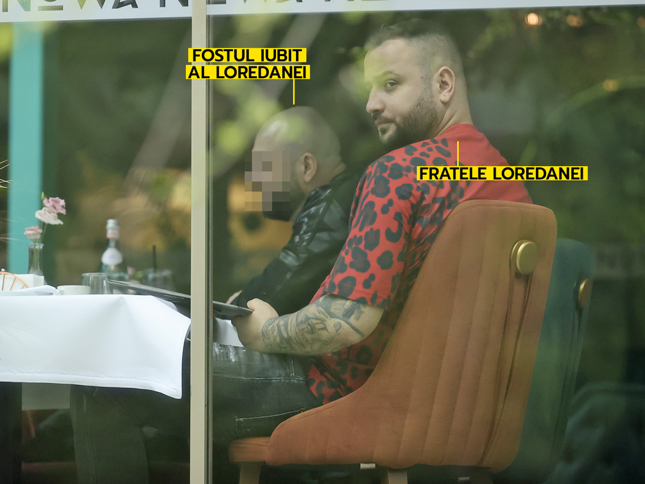 Fostul iubit, alături de fratele Loredanei Chivu (Foto: CANCAN.RO)