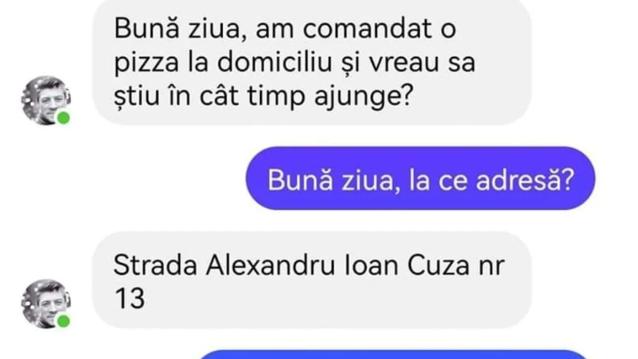 Bancul începutului de săptămână | Am comandat o pizza la domiciliu