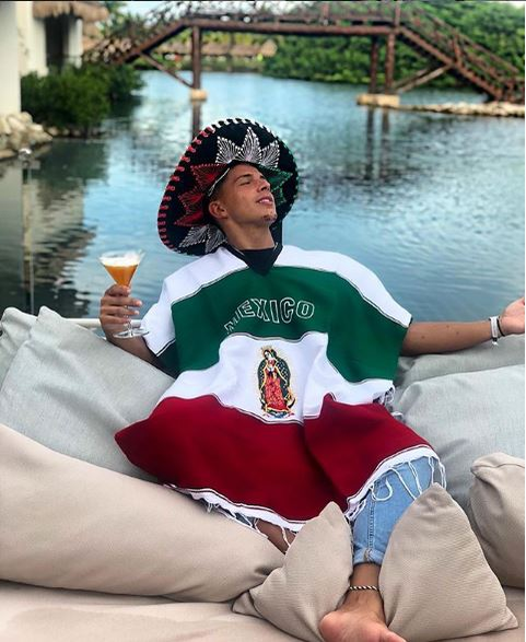 Rafa, într-o vacanță, înainte de a o cunoaște pe Diana