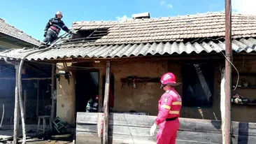 Explozie într-o casă din Teleorman. O femeie a fost găsită decedată