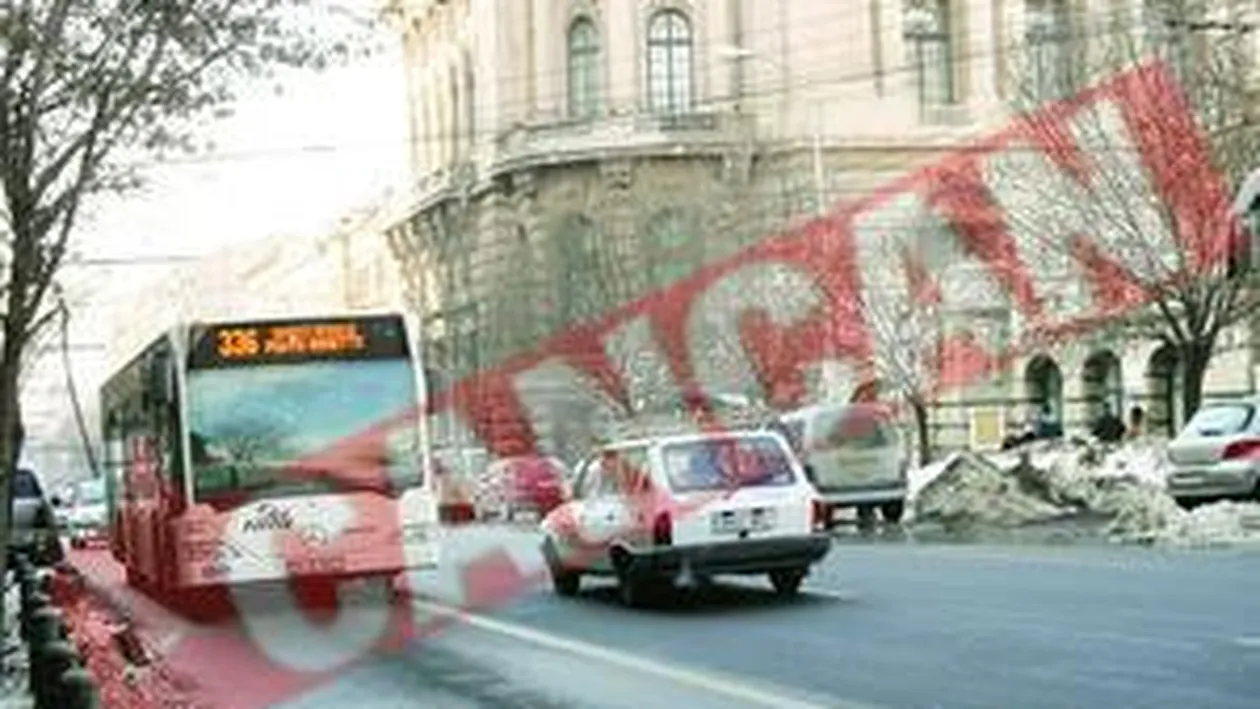 Culoar unic pentru taxiuri si mijloace RATB