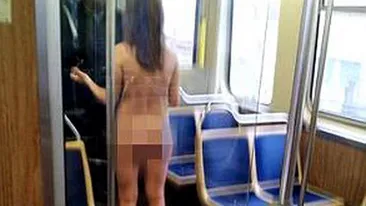 O tanara a urcat in tren complet DEZBRACATA! Ce-a urmat este INCREDIBIL!
