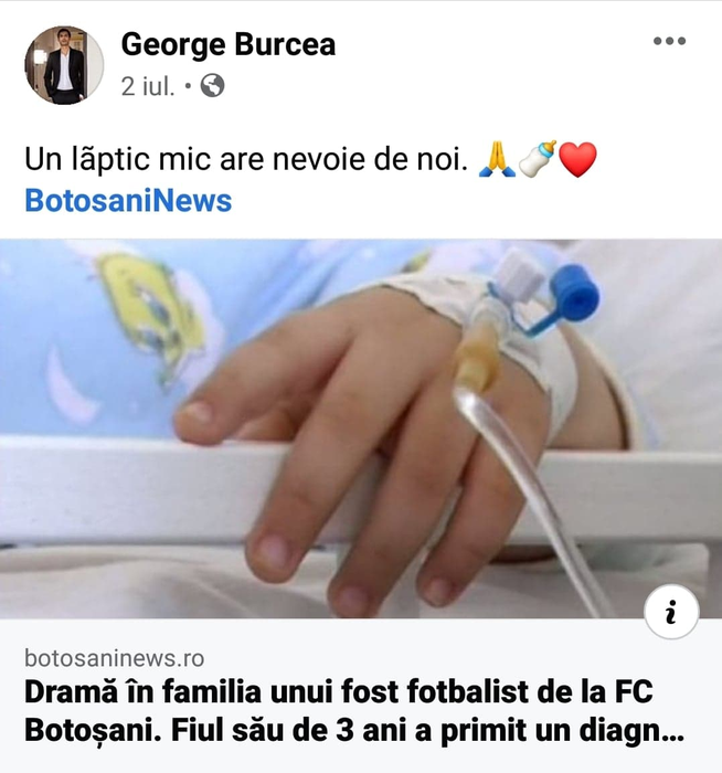 „A fost diagnosticat cu leucemie acută”. George Burcea a făcut anunțul înfiorător. Soțul Andreei Bălan, răpus de durere