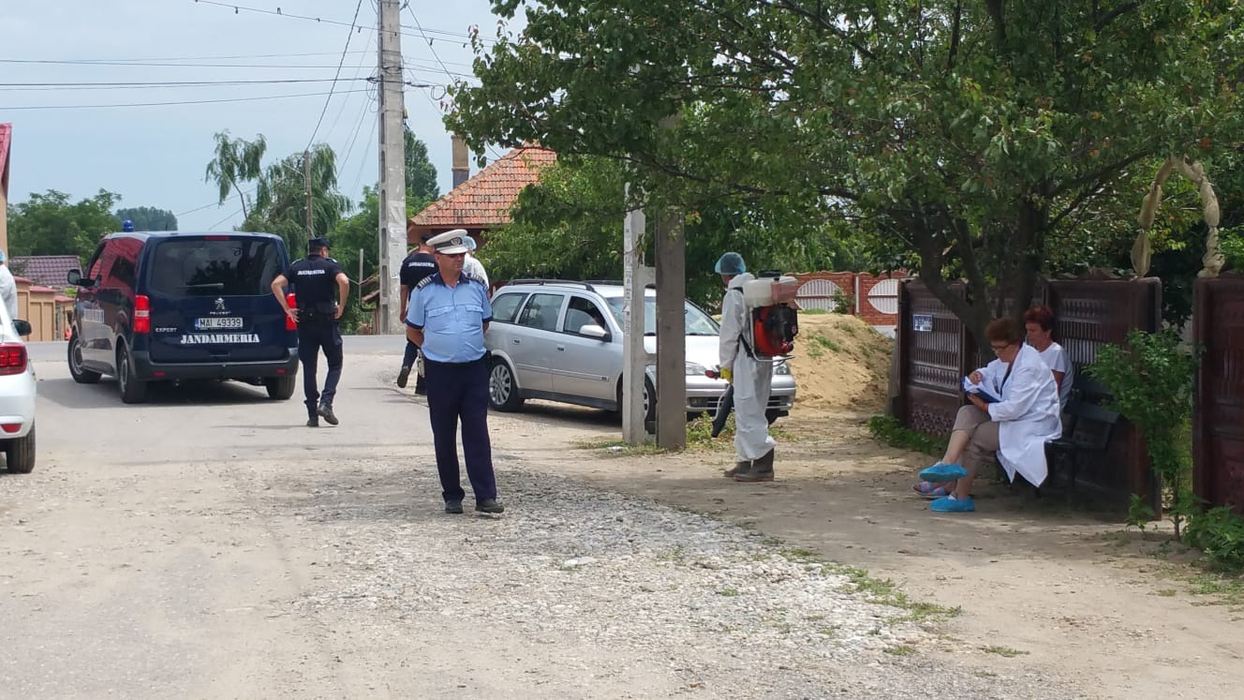 Echipele de intervenție au venit încă de dimineață la Teasc