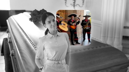 Moment neașteptat la înmormântarea Mădălinei Apostol! O trupă de mariachi a apărut la capelă