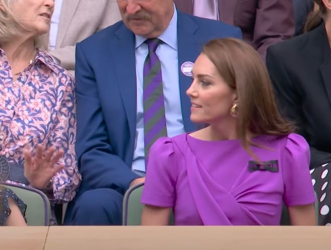 Kate Middleton s-a aflat la finala Wimbledon 2024 / sursă foto: captură video