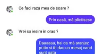 Bancul de weekend | Vrei să ieșim în oraș?