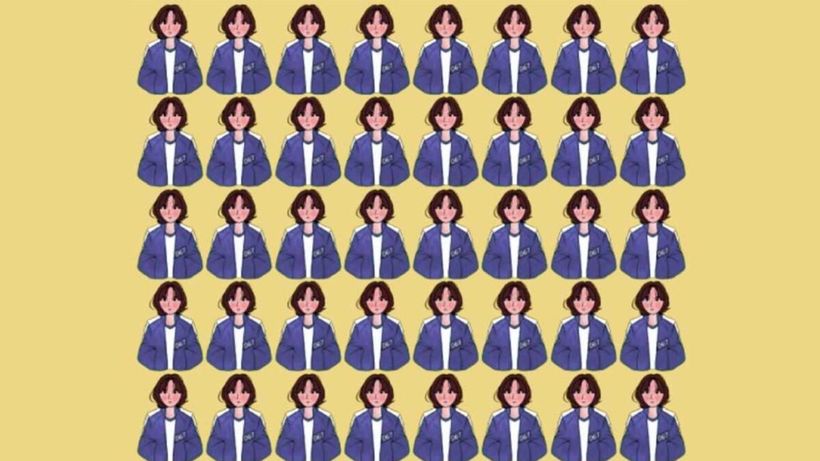 TEST IQ | În imagine apar 40 de femei, dar una este diferită de celelalte! Care?