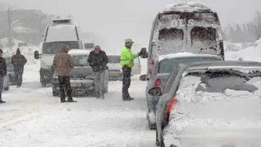 Ninge mai rau ca-n decembrie! Stratul de zapada a ajuns si la jumatate de metru. Care sunt cele mai afectate zone