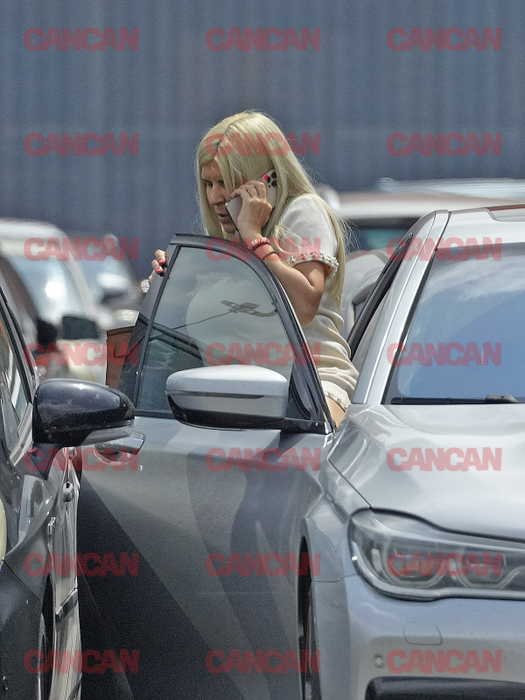 Elena Udrea urcă în mașina condusă de Adrian Alexandrov. Foto: CANCAN.RO