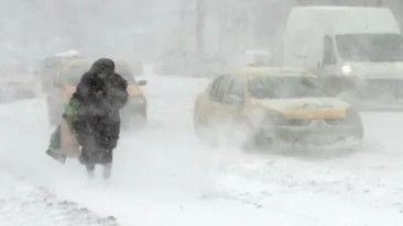 Cod galben de ninsori, polei si vant in zece judete din est! Pana cand este valabila avertizarea meteorologilor