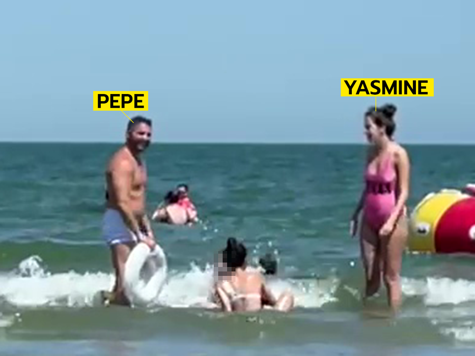 Pepe și Yasmine Ody, distracție la Mamaia alături de Rosa și Maria, fetele din cel de-al doilea mariaj al latino lover-ului (Foto: CANCAN.RO)