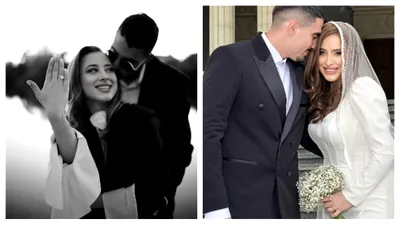 Nuntă secretă în showbiz-ul românesc! Prezentatoarea TV s-a căsătorit cu un celebru fotbalist, chiar de Valentine’s Day