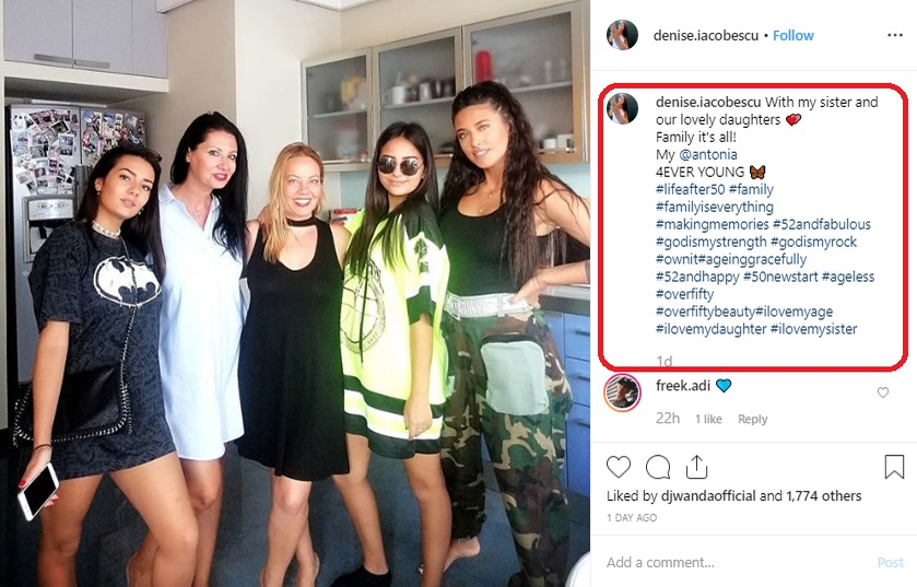 Antonia, fotografie rară alături de verișoarele ei și mătușa sa! Cât de bine seamănă acestea cu artista