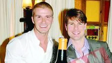 David Beckham, certat ca a mancat un hamburger