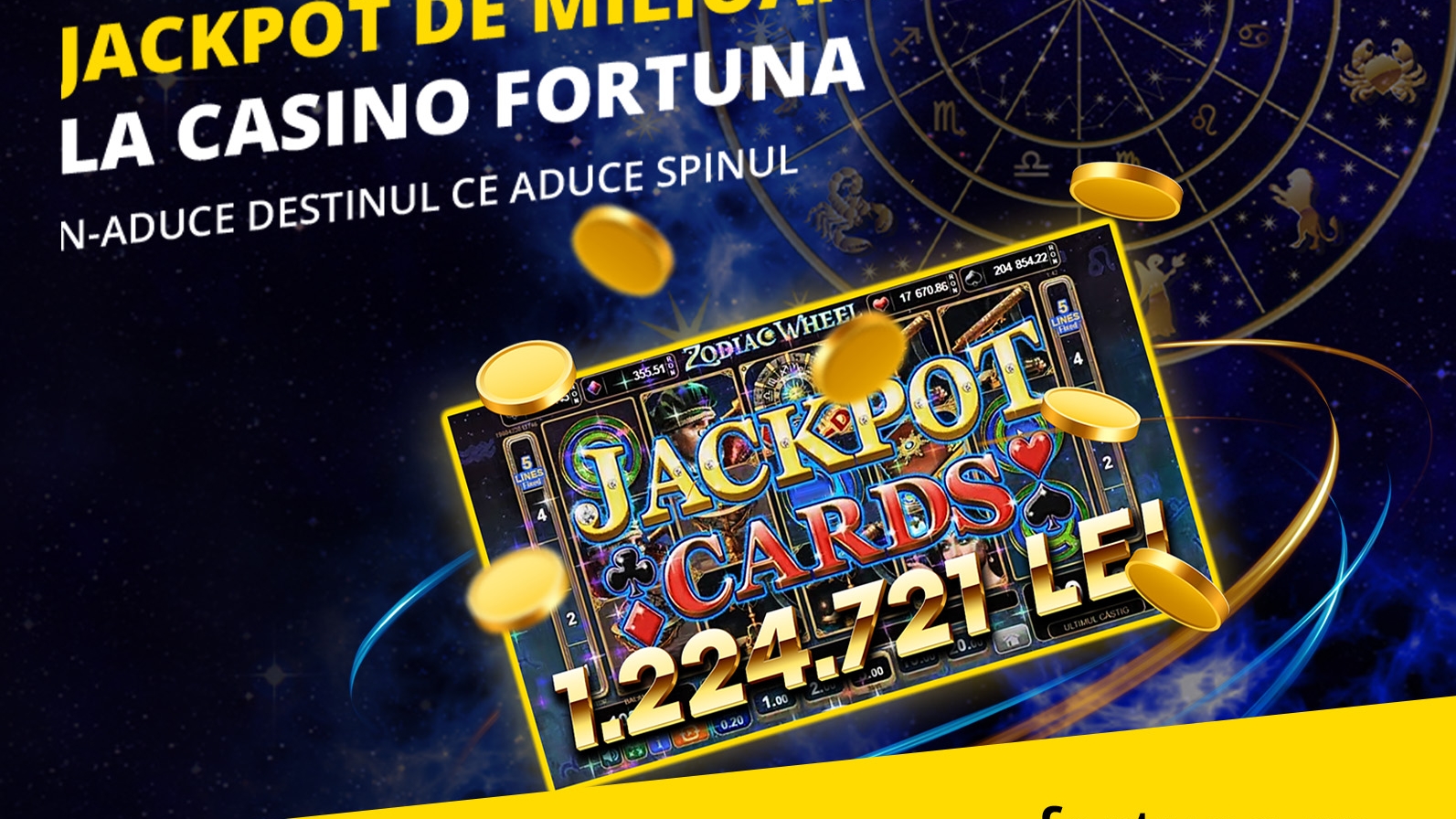 E bine, e foarte bine, cade Jackpotu’ pe tine