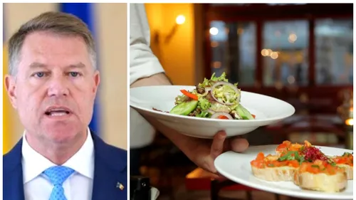 Klaus Iohannis a dat legea care îi va înfuria pe proprietarii de restaurante. Mâncare la pachet, gratis