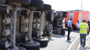 Accident grav de circulatie, pe autostrada A1 Bucureşti-Piteşti!