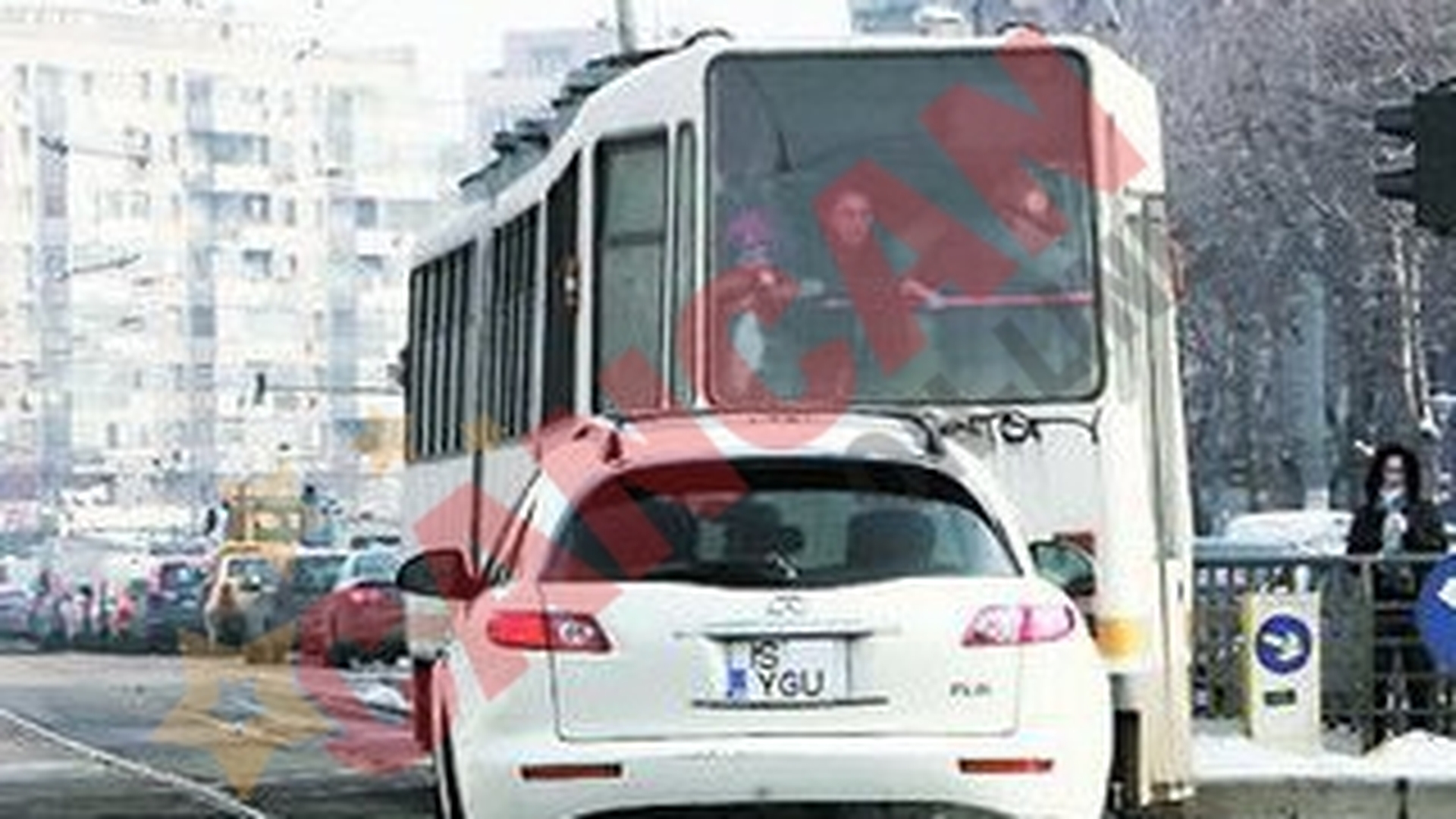 Iguana si-a luat linie de tramvai!