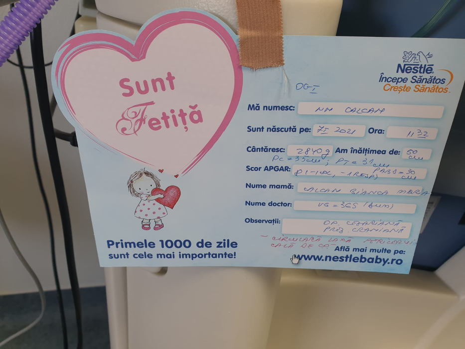 Acuzații de malpraxis în Slatina, după ce un bebeluş a murit la 2 zile după naştere. Gestul disperat făcut de medici ca să salveze viața micuței