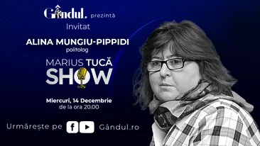 Marius Tucă Show începe miercuri, 14 decembrie, de la ora 20.00, live pe gândul.ro