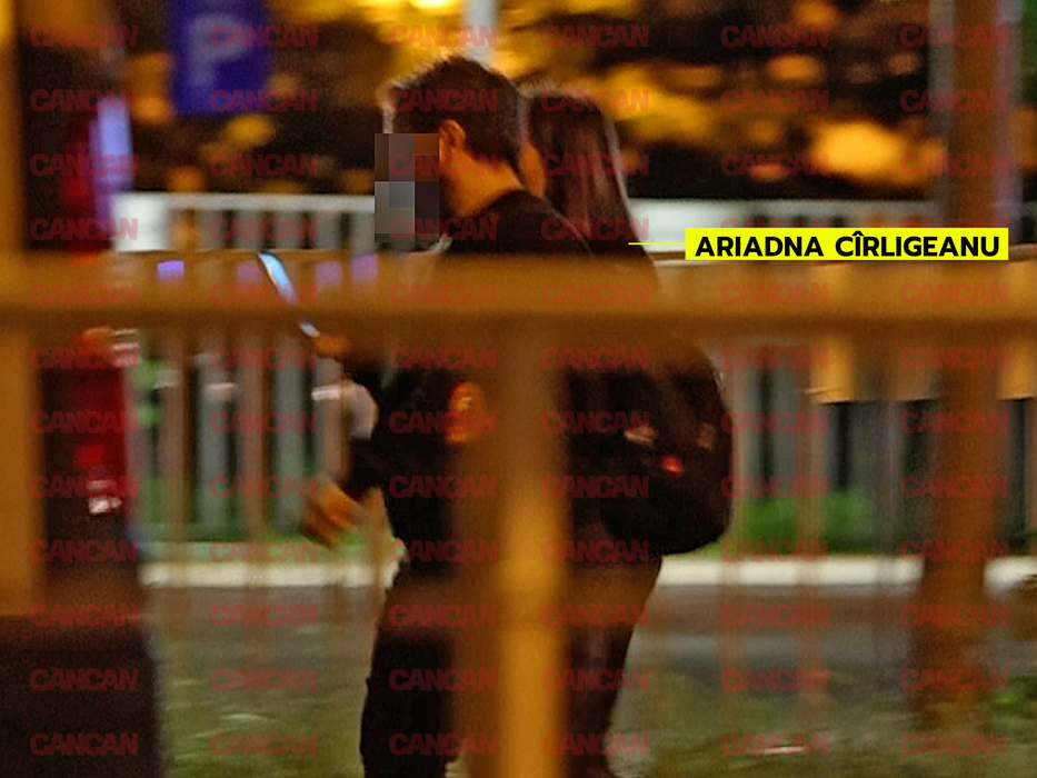 Ariadna a fost așteptată de un bărbat, după ce a avut emisiune la o televiziune (Foto: CANCAN.RO)